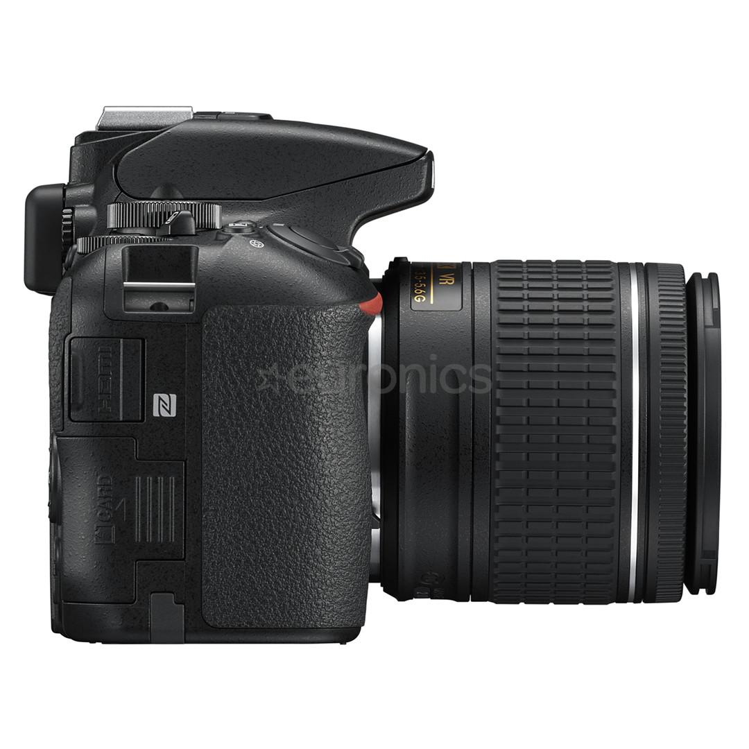 Digitālā spoguļkamera D5600 + objektīvs NIKKOR 18-55 mm