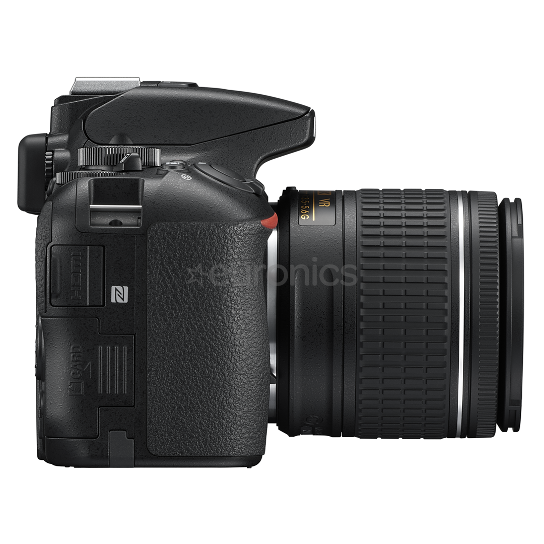 Digitālā spoguļkamera D5600 + objektīvs NIKKOR 18-55 mm