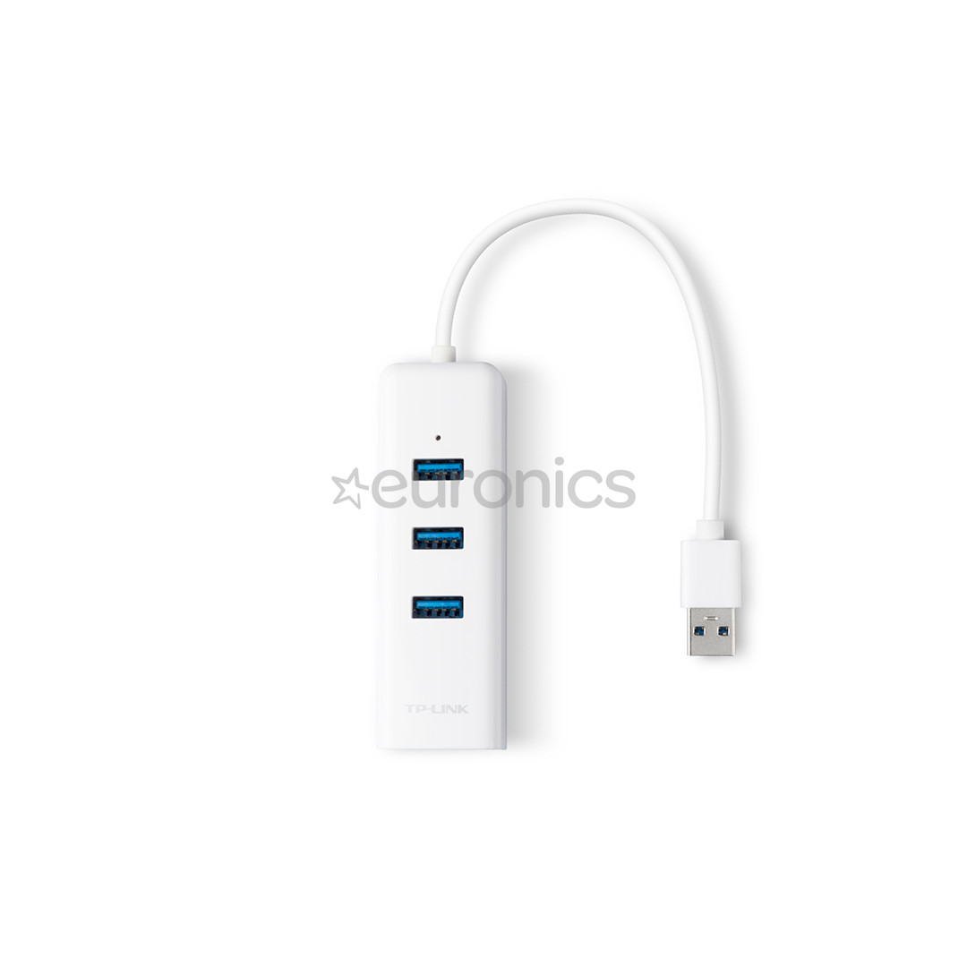 TP-Link UE330, USB 3.0, белый - Сетевой адаптер USB