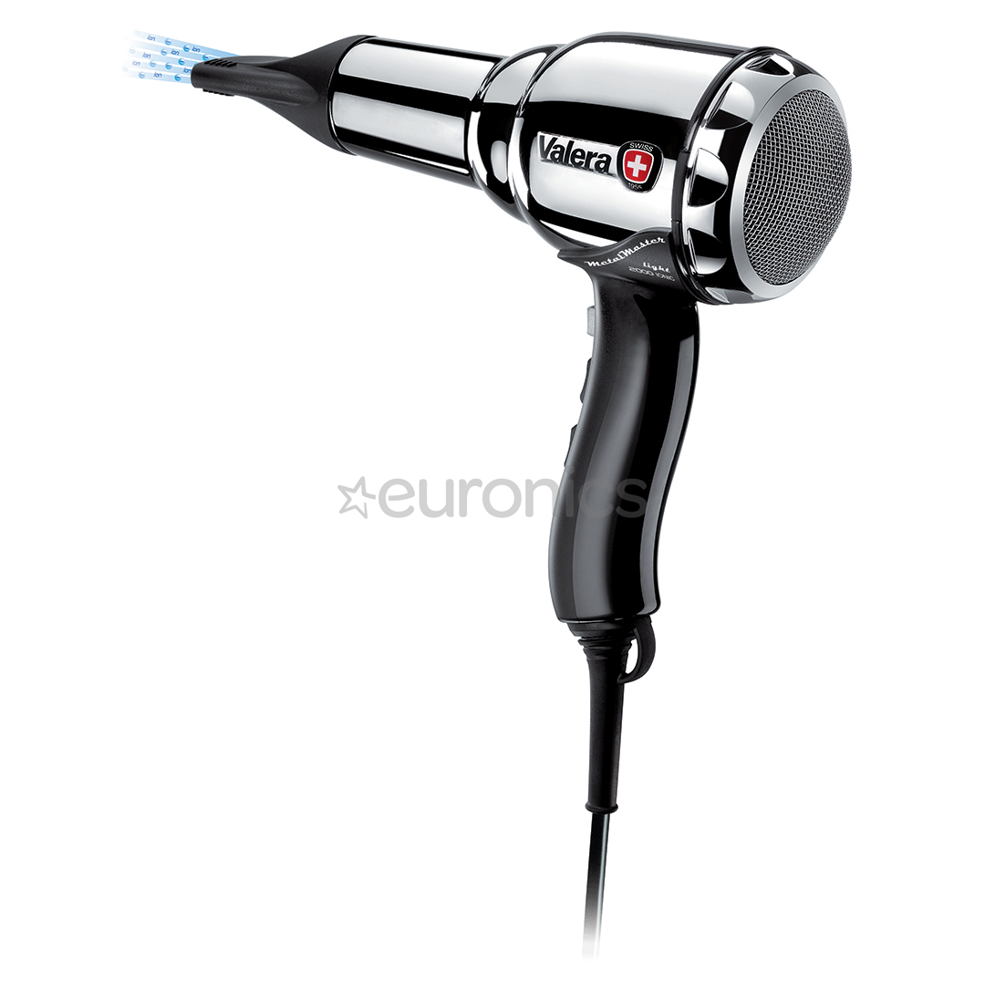 Valera Swiss Metal Master Light, 2000 W, melna/sudraba - Matu fēns