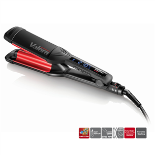 Valera Wave Master Ionic, 140-210 °С, black/red - Triple barrel waver