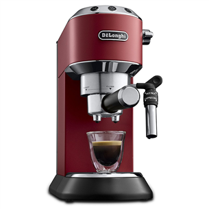 Delonghi Dedica pump, red/inox - Espresso machine