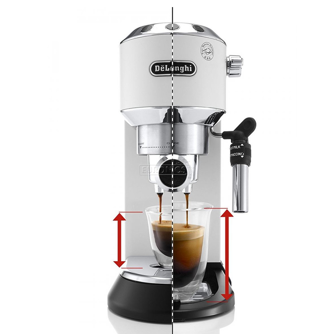 Delonghi Dedica pump, белый/нерж. сталь - Кофемашина