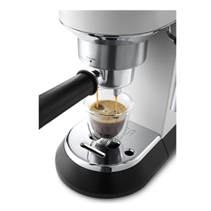 Delonghi Dedica pump, white/inox - Espresso machine