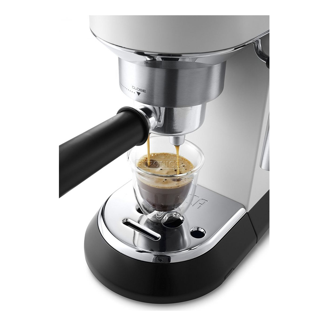 Delonghi Dedica pump, white/inox - Espresso machine, EC685W ...