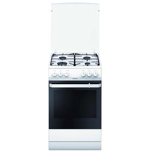Hansa, width 50 cm, white - Gas cooker with electric oven FCMW580009