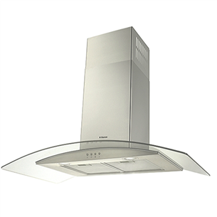 Hansa, 660 m³/h, width 90 cm, inox - Cooker Hood