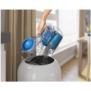 Philips PowerPro Compact, 900 W, bagless, blakc/blue - Vacuum cleaner