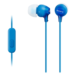 Sony EX15AP, blue - In-ear Headphones