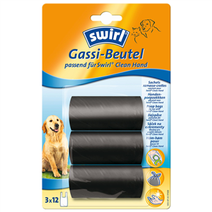 Dog poop bag Swirl (36 tk)
