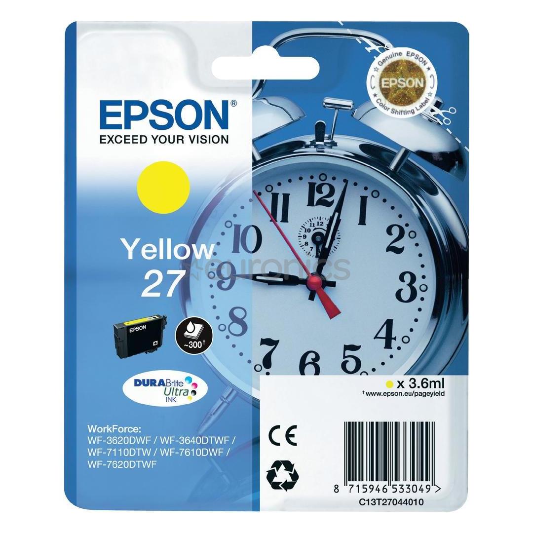 Картридж 27, Epson / желтый