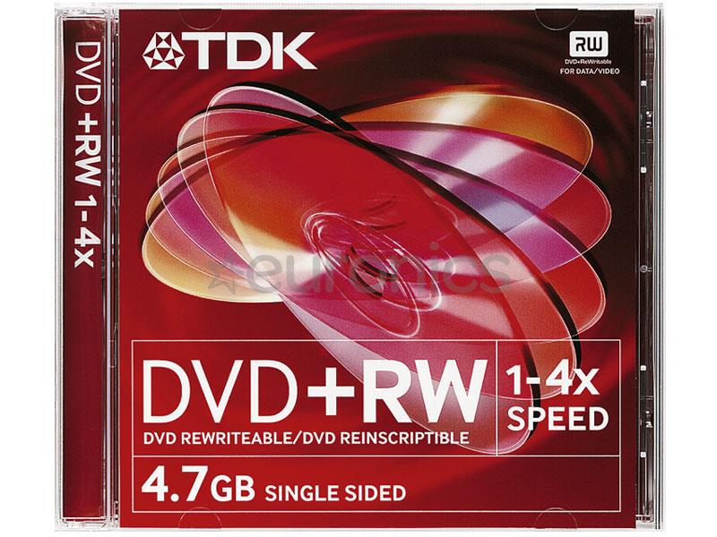 Disc DVDRW, TDK / 4,7GB / 1 psc, DVDRW47SCNEC