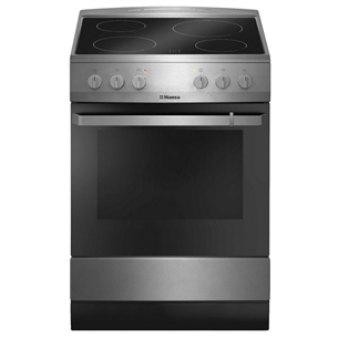 Hansa, 65 L, inox - Freestanding Ceramic Cooker FCCX680009