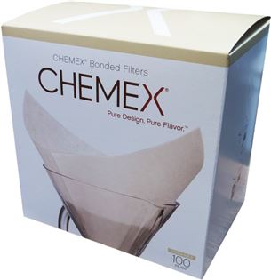 Chemex, 100 pieces - Pre-Folded bonded filters
