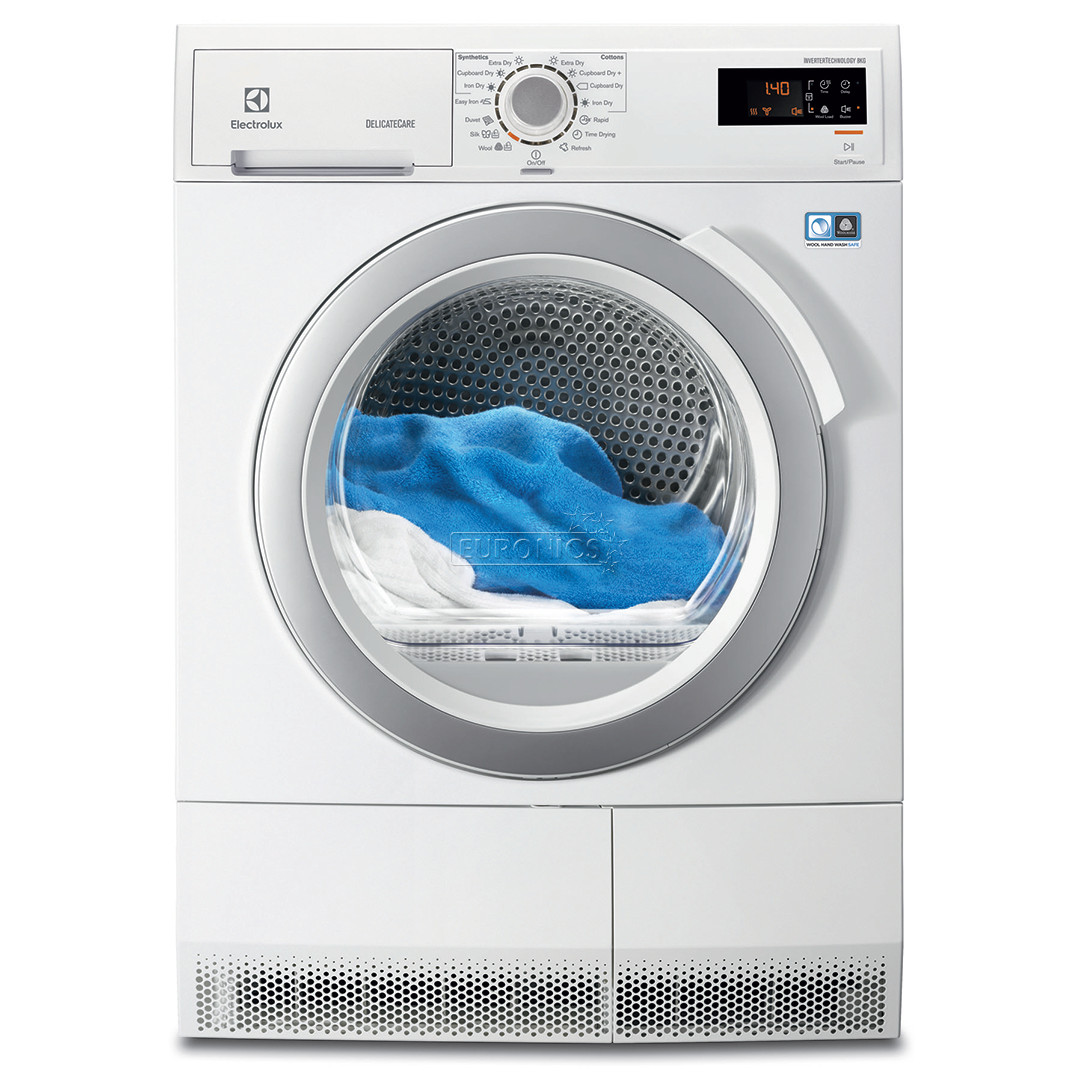 Electrolux DelicateCare, 8 kg, dziļums 60 cm - Veļas žāvētājs
