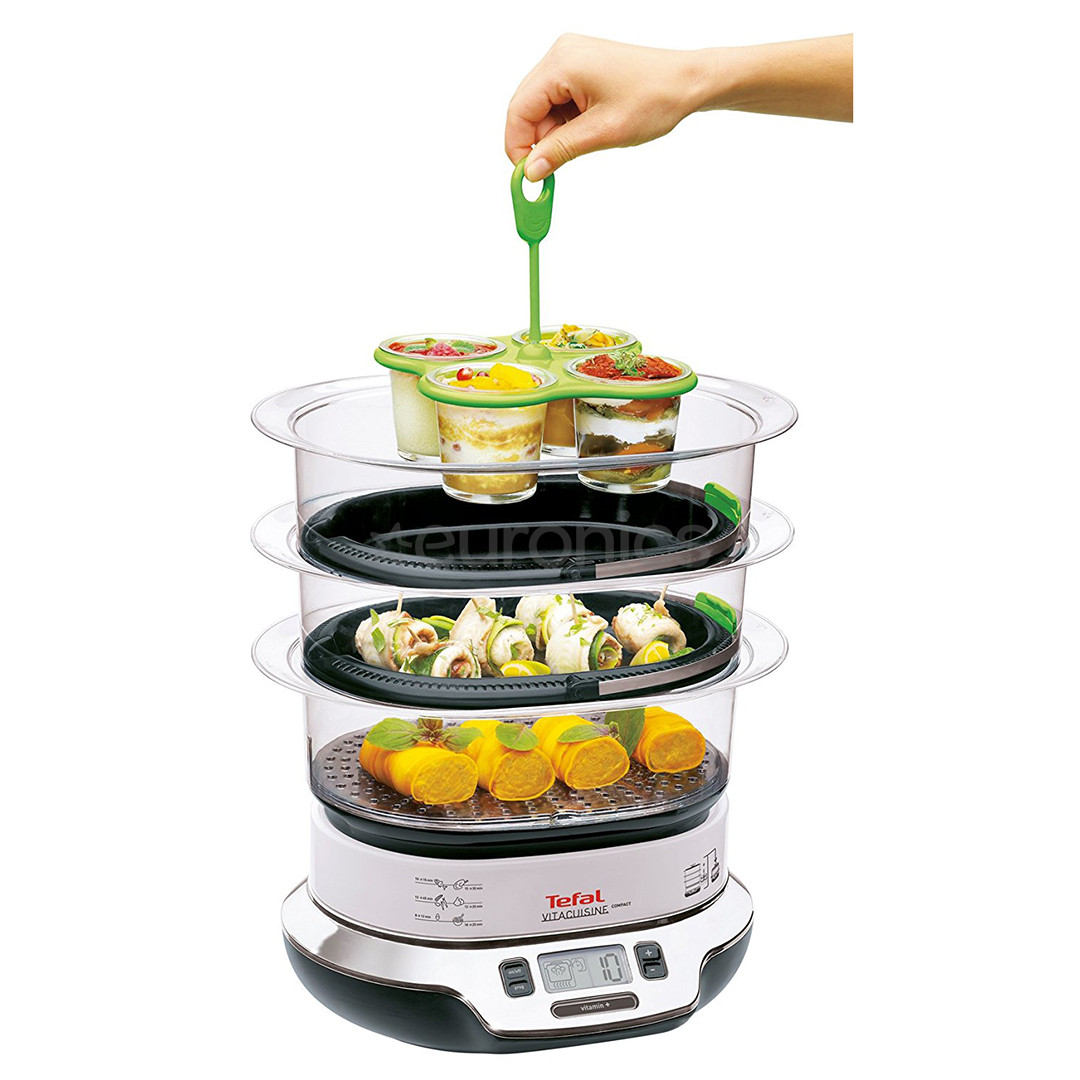 Tefal Vitacuisine Compact, 1800W, melna/sudraba - Tvaicētājs