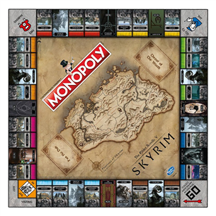 Galda spēle Monopoly - Skyrim