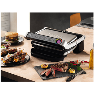 Tefal Optigrill+, 2000 W, black/inox - Table grill, GC712D