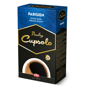 Coffee capsules Cupsolo Parisien, Paulig