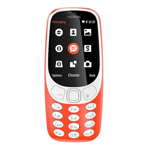 Mobilais telefons 3310, Nokia / Dual SIM NOKIA3310DS-RED