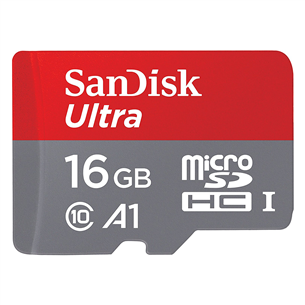 Карта памяти MicroSDHC SanDisk Ultra (16 ГБ)