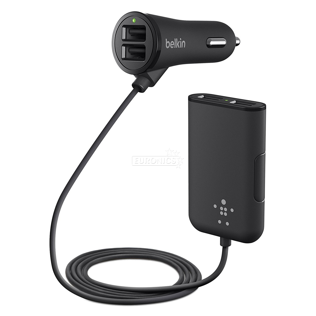 Auto lādētājs, Belkin / 4x USB