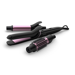 Philips StyleCare, 160-210 °C, black/pink - Multistyler