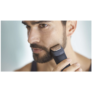 Philips Multigroom 5000 Series, 9 в 1, черный/серый - Мультитриммер