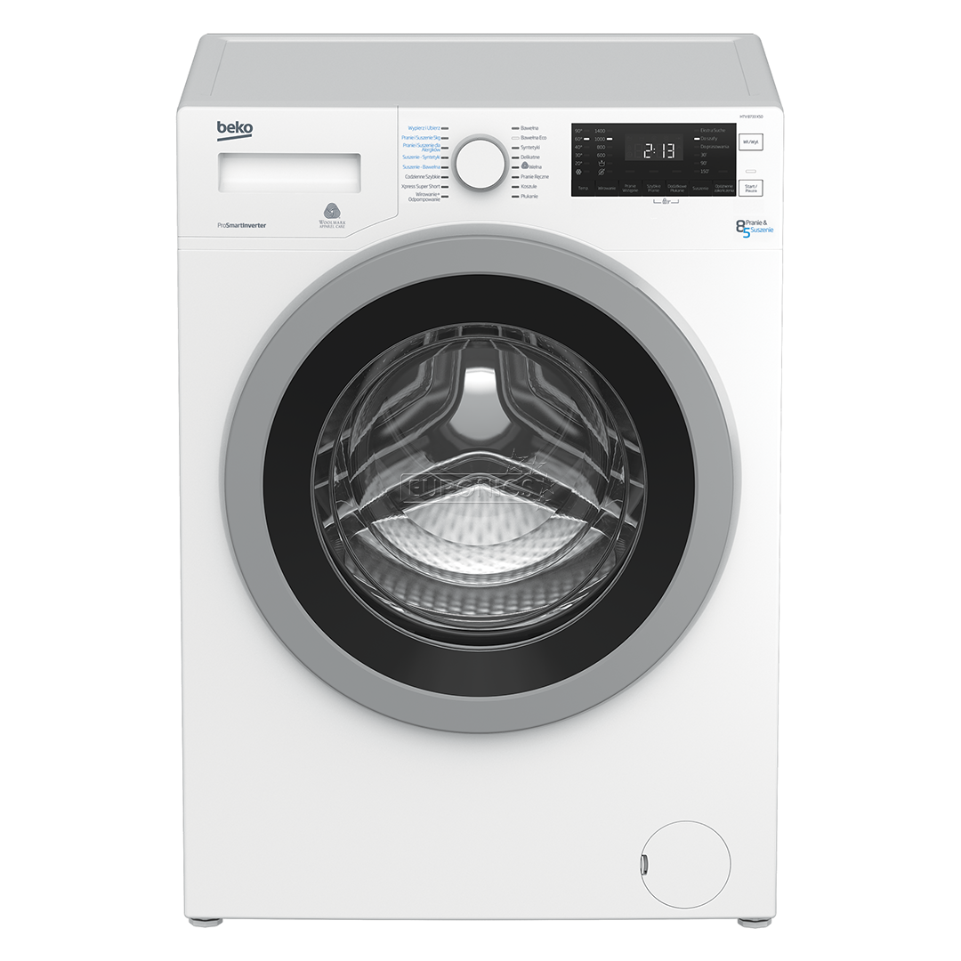 Veļas mazgājamā mašīna ar žāvētāju, Beko / 1400 apgr./min.