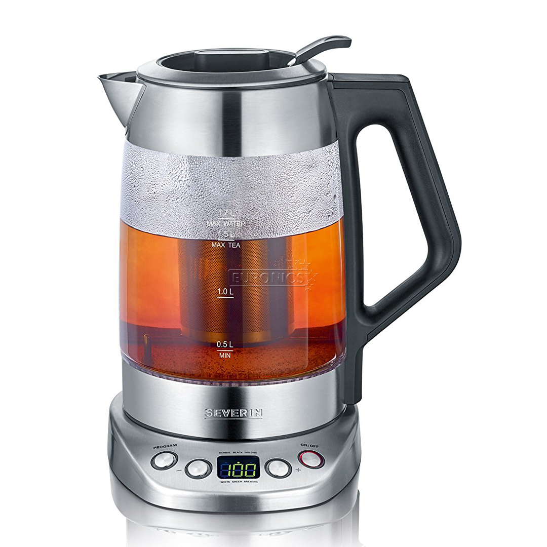 1.7 Liter Variable Temperature Glass Kettle Self Heating Thermos Kettle  Electric