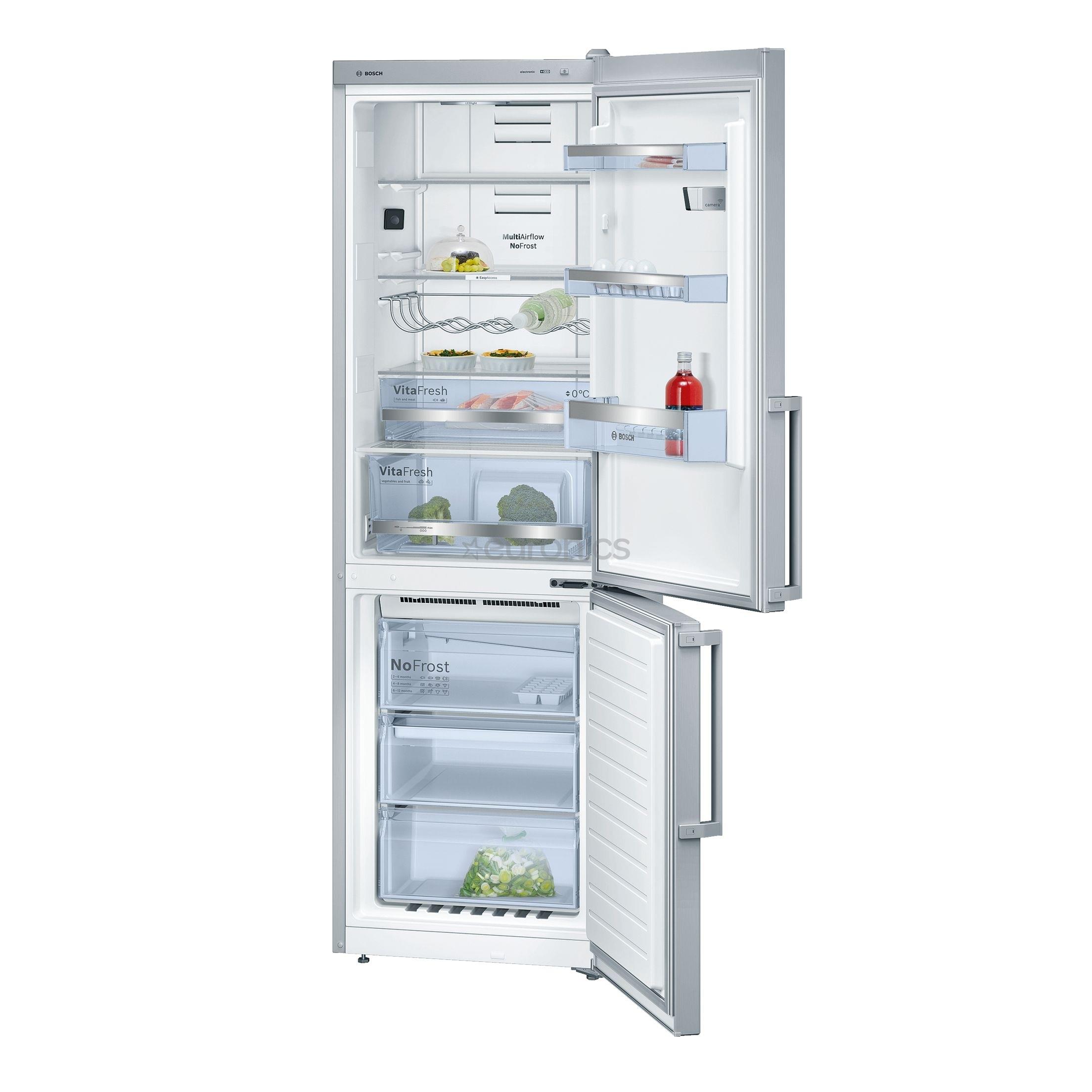 Ledusskapis HomeConnect, Bosch / augstums: 187 cm