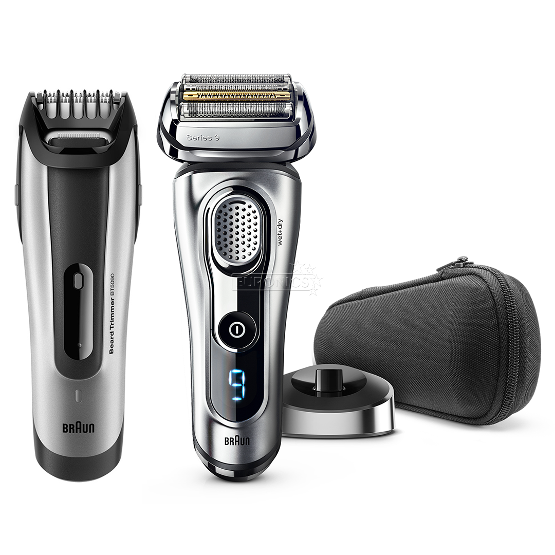 Skuveklis Series 9 + bārdas trimmeris BT5090, Braun