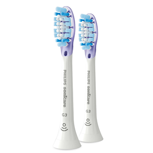 Philips Sonicare G3 Gum Care, 2 gab., balta - Uzgaļi elektriskajai zobu birstei HX9052/17