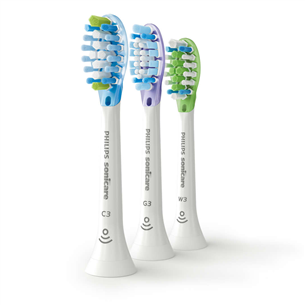 Rezerves zobu birstes uzgaļi Sonicare C3 Plaque Control, Philips (3 gab)