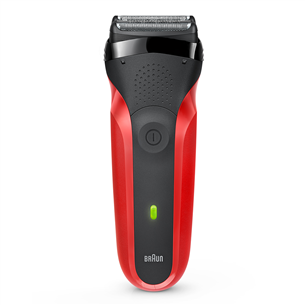 Braun Series 3, black/red - Shaver