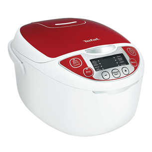 Tefal Fuzzy Logic, 5 L, 750 W, balta/sarkana - Multivārāmais katls