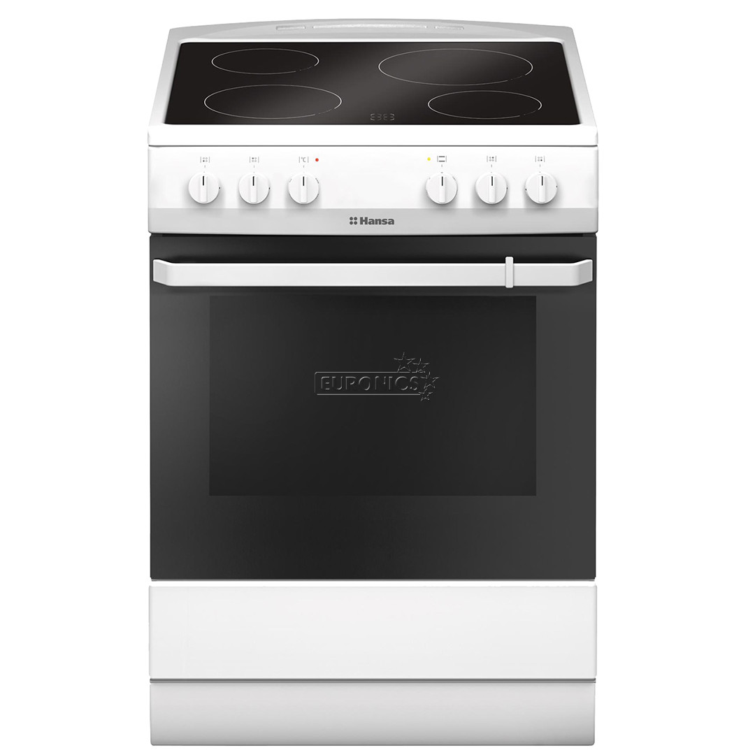 Hansa, 62 L, white - Freestanding Ceramic Cooker