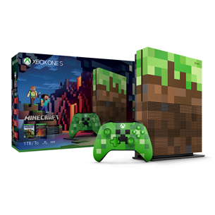 Игровая приставка Xbox One S (1 TБ), Microsoft / Minecraft Edition
