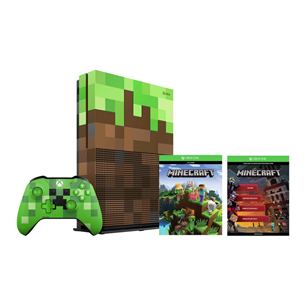 Spēļu konsole Microsoft Xbox One S (1 TB) Minecraft Edition