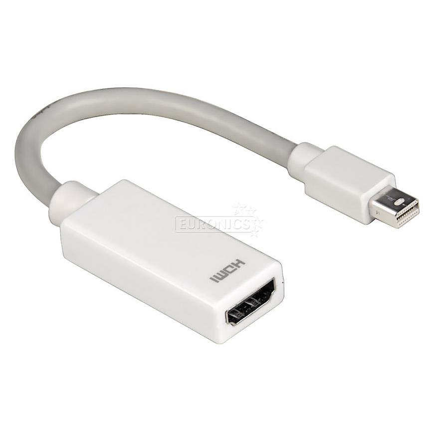 Hama, Mini DisplayPort -> HDMI, white/grey - Cable