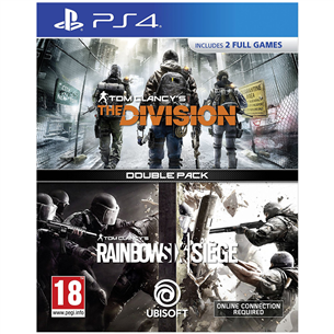 PS4 game Tom Clancy's The Division + Rainbow Six Siege