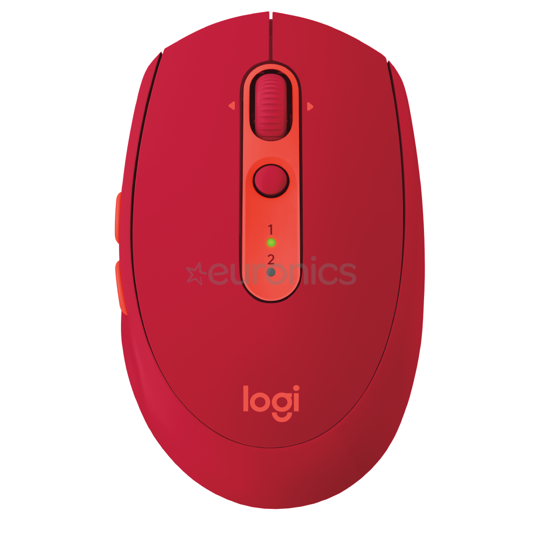 Logitech M590 Silent, red - Wireless Laser/Optical Mouse