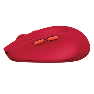 Logitech M590 Silent, sarkana - Bezvadu datorpele