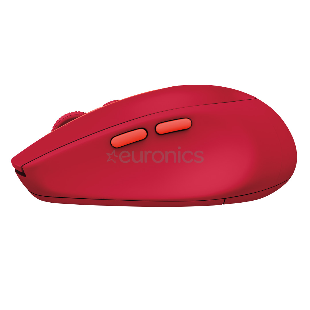 Logitech M590 Silent, sarkana - Bezvadu datorpele