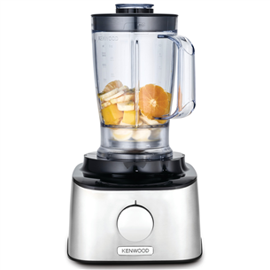 Kenwood Multipro Compact, 2.1 L/1.2 L, 800 W, sudraba/melna - Virtuves kombains