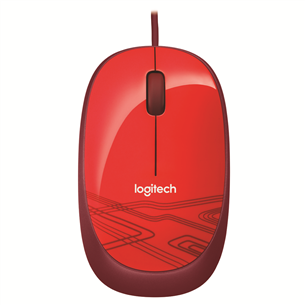 Optiskā pele M105, Logitech / sarkana