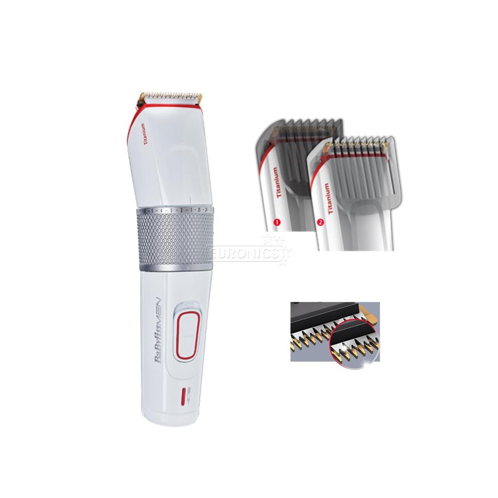 Matu griežamā mašīna un bārdas trimmeris PRO40 Titanium, Babyliss