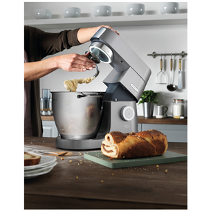 Kenwood Chef Titanium XL, 6.7 L/1.6 L, 1700 W, sudraba - Virtuves kombains