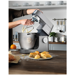 Kenwood Chef Titanium XL, 6.7 L/1.6 L, 1700 W, sudraba - Virtuves kombains