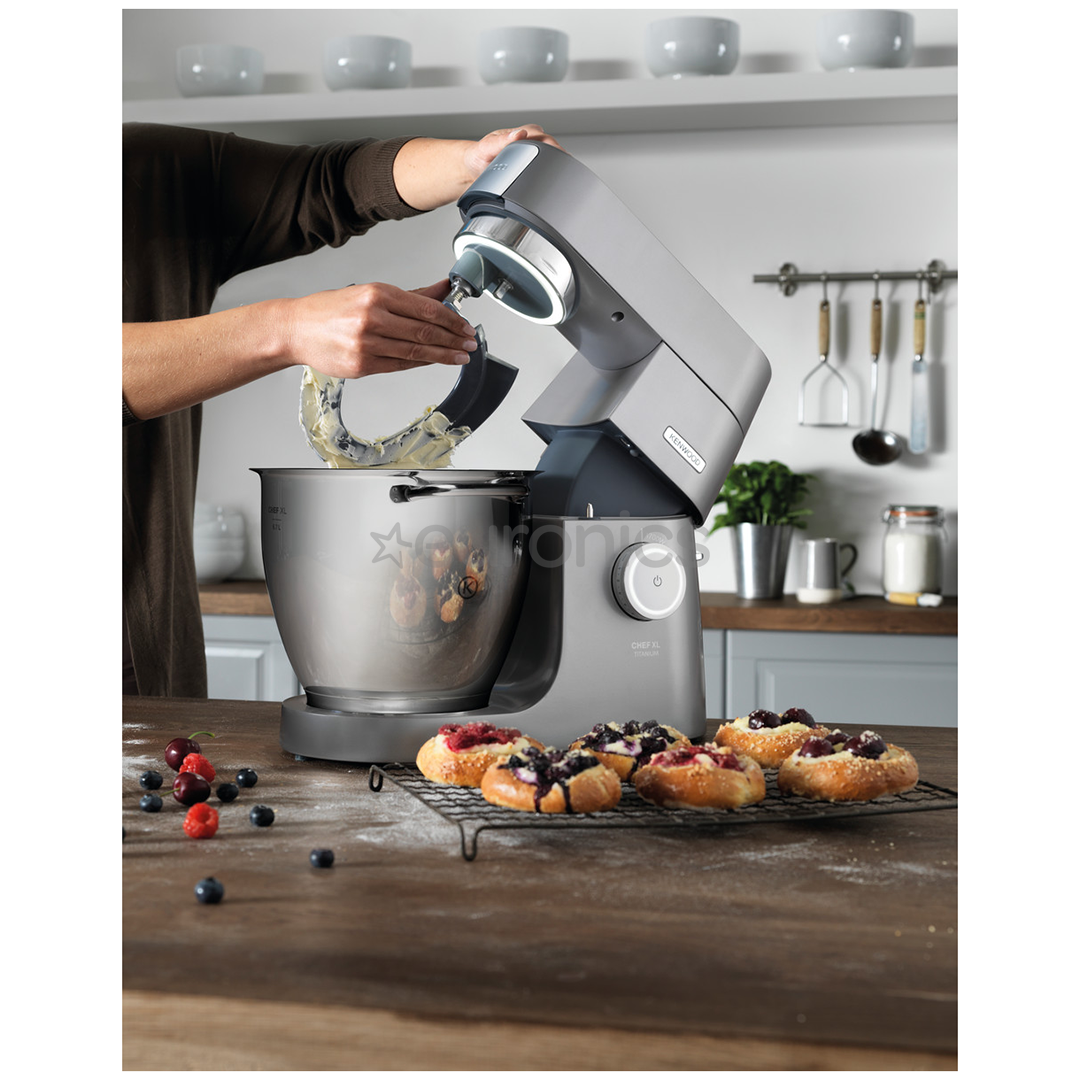 Kenwood Chef Titanium XL, 6.7 L/1.6 L, 1700 W, silver - Food processor